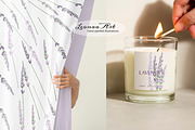 Lavender Clipart Set, a Seasonal Illustration by Leonaa art (Thumbnail 3 of 8)