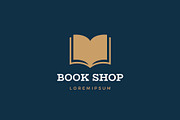 Book logo template., a Branding & Logo Template by lettett (Thumbnail 1 of 3)