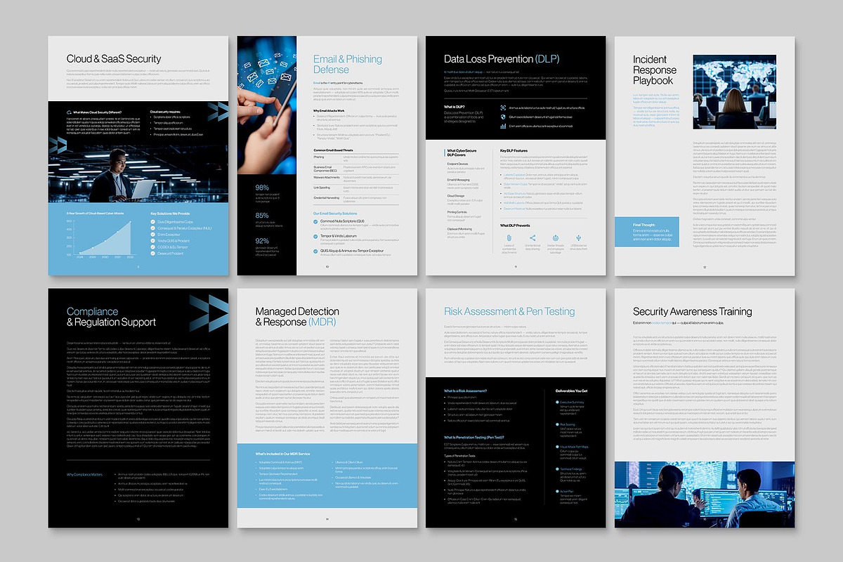 Ebook & Digital Magazine Template preview 3