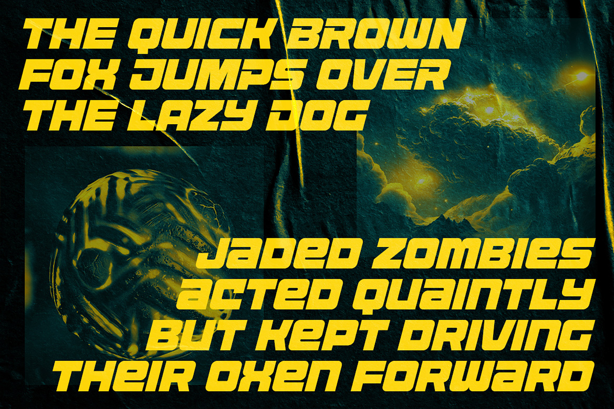 Rasegard - Futuristic Bold Fonts, a Sans Serif Font by Konstantine Studio (Photo 2 of 3)