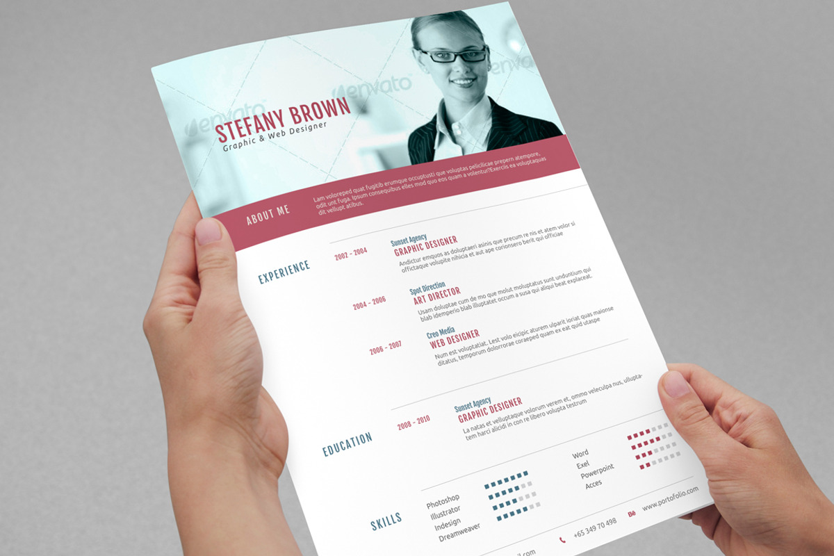 Clean Resume II, a Resume Template by sz81 (Photo 4 of 5)