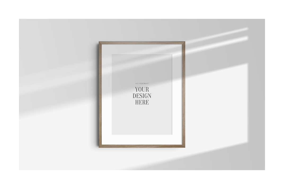 Frame Mockup 4:5 Portrait, a Mockup by DESIGN BY nube (Photo 12 of 15)