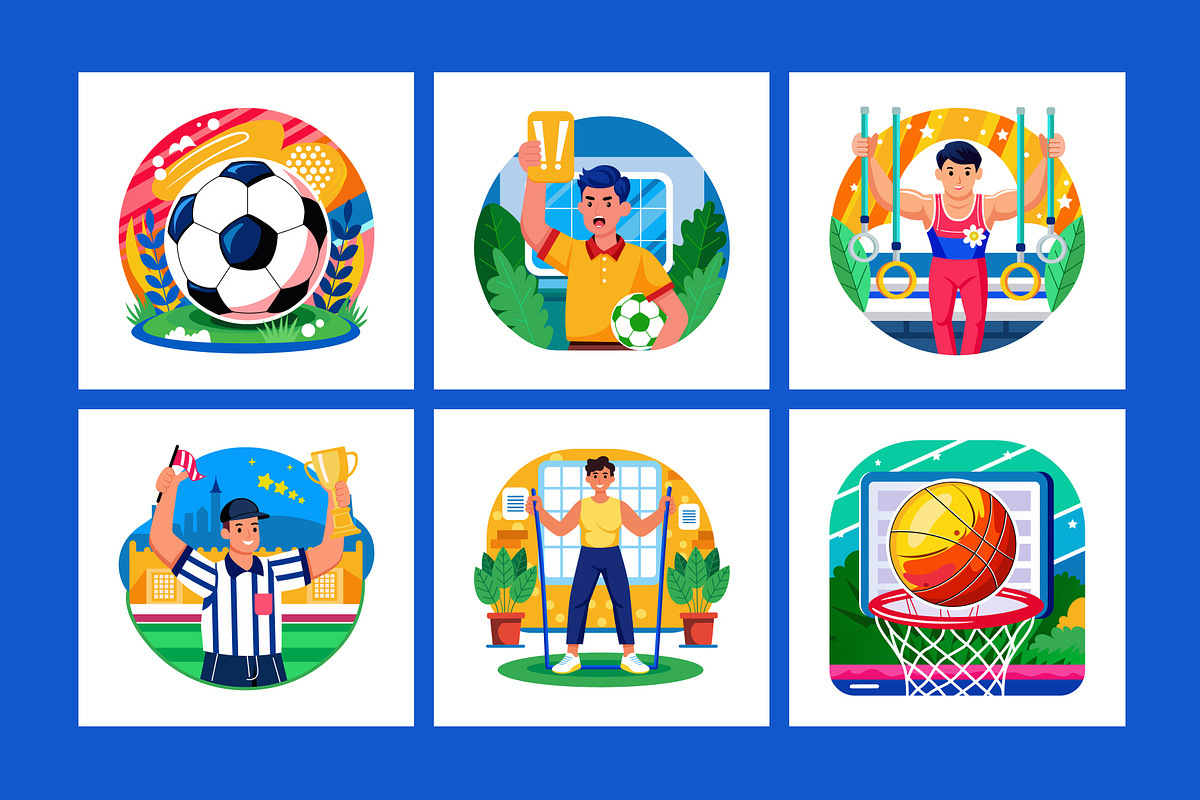 Animated Sports and Athletics, a Sport Illustration by Creative Stall (Photo 3 of 4)