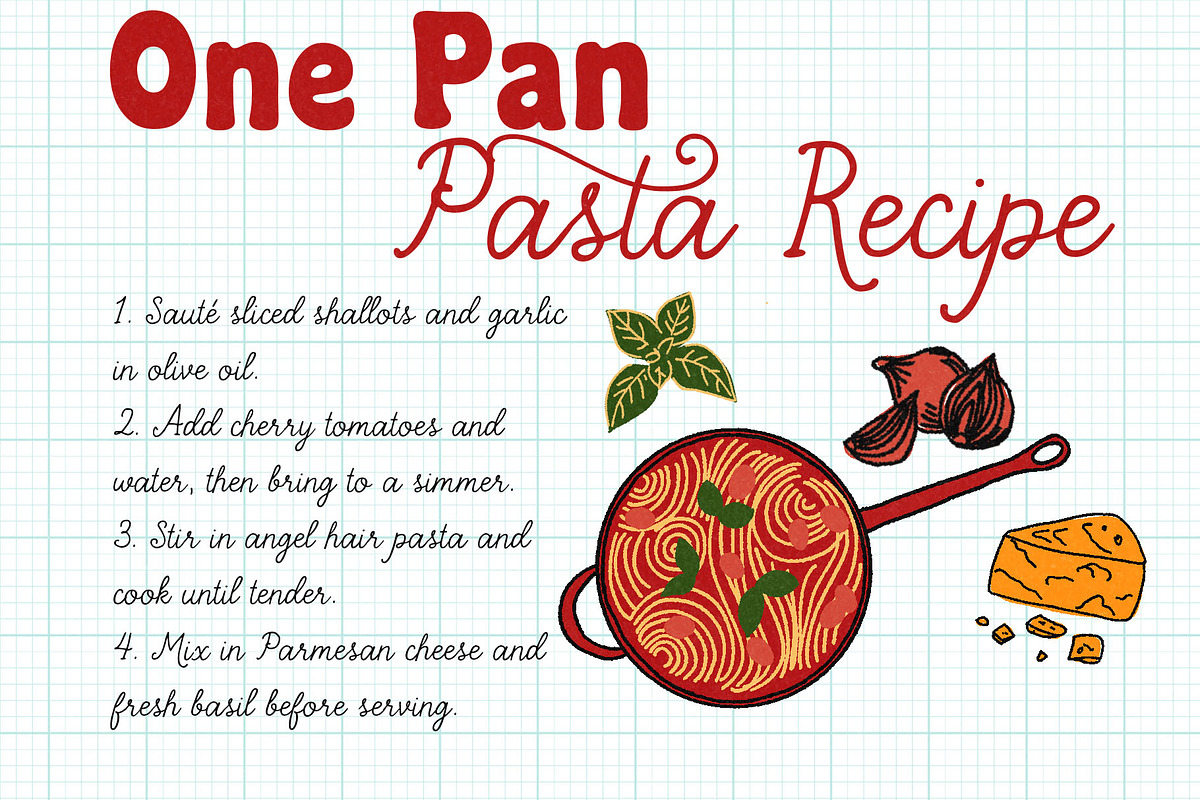 Chunky Kitchen Font Duo, a Handwritten Font by deadlock studio (Photo 3 of 14)