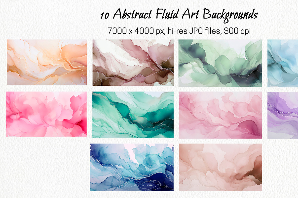 Watercolor Abstract Backgrounds, a Background Graphic by ArtIrisArt (Photo 2 of 3)