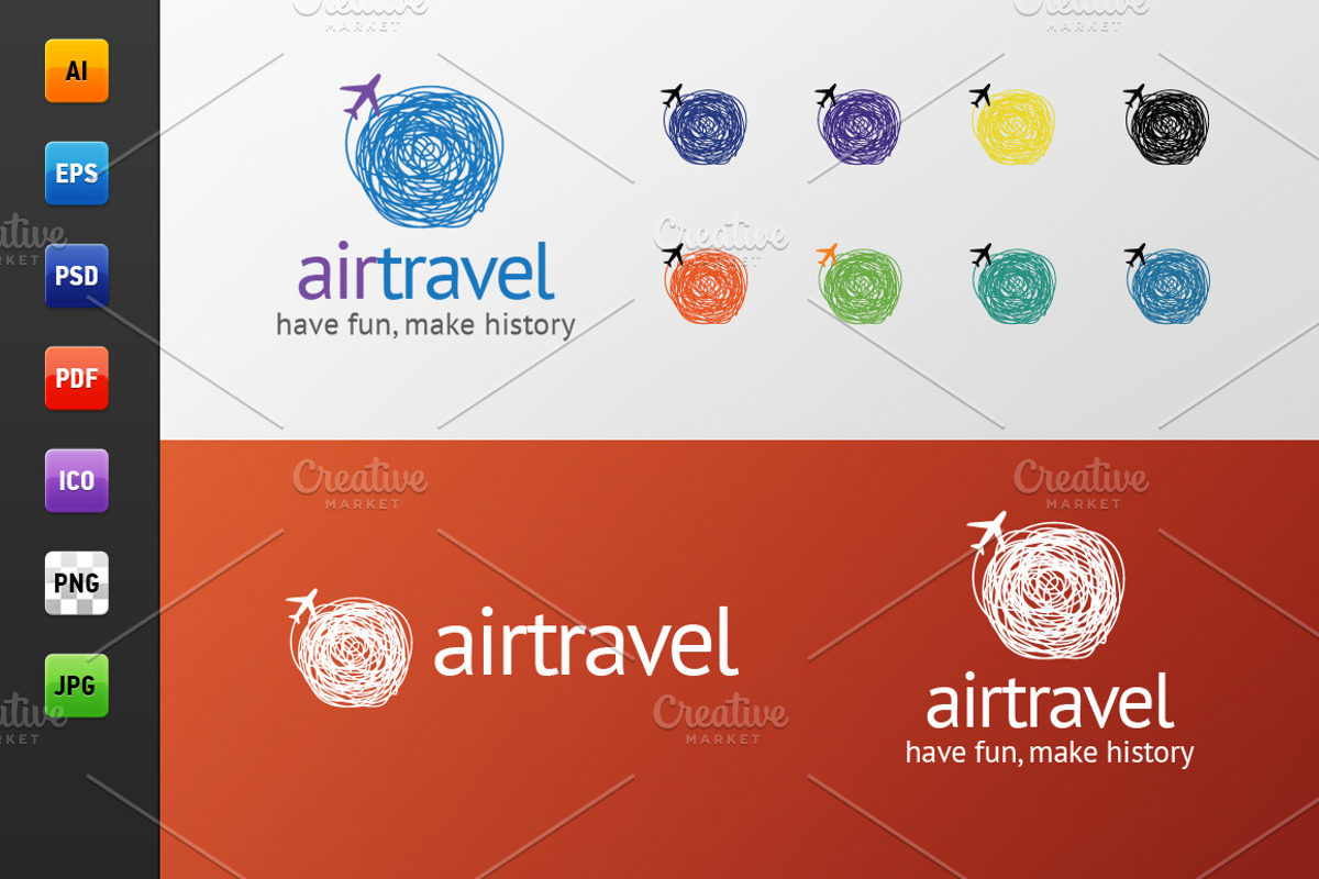 Air Travel Logo, a Branding & Logo Template by Web Design Label (Photo 2 of 5)