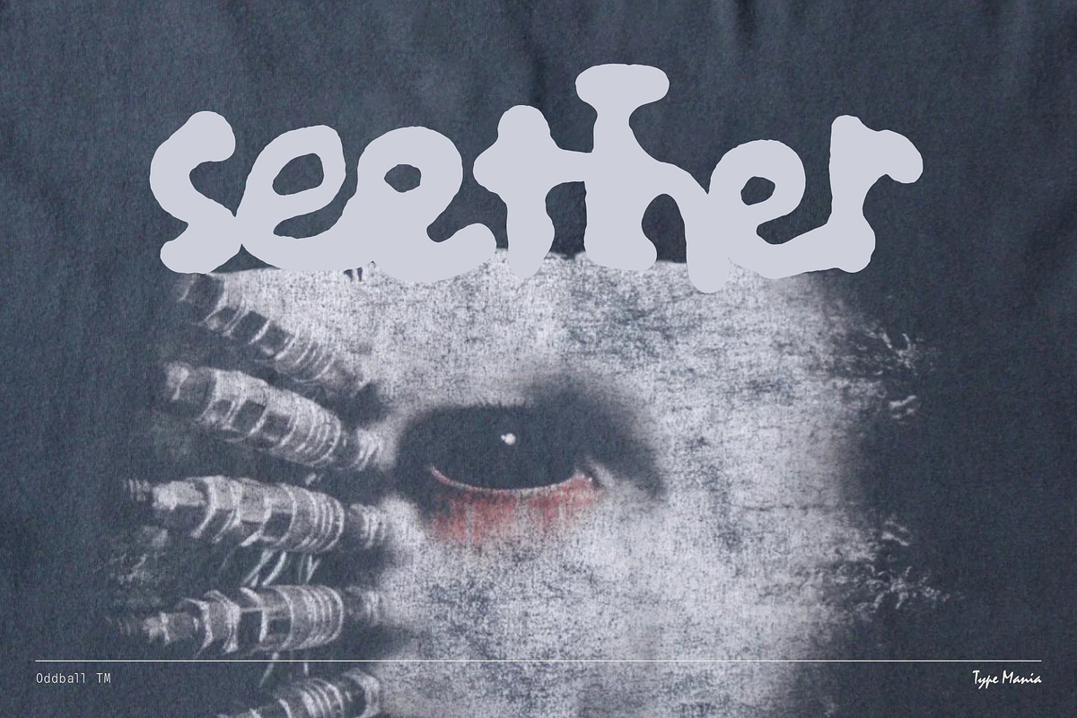Oddball TM – 90s Vibes Hard, a Handwritten Font by Type Mania (Photo 7 of 12)