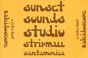 Kaleidoscope - Hand Drawn Retro Font, a Sans Serif Font by Madeline ODonoghue Design (Thumbnail 2 of 7)