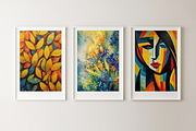 abstract art set prints, a Decorative Illustration by Muzi pear studio (Thumbnail 7 of 12)
