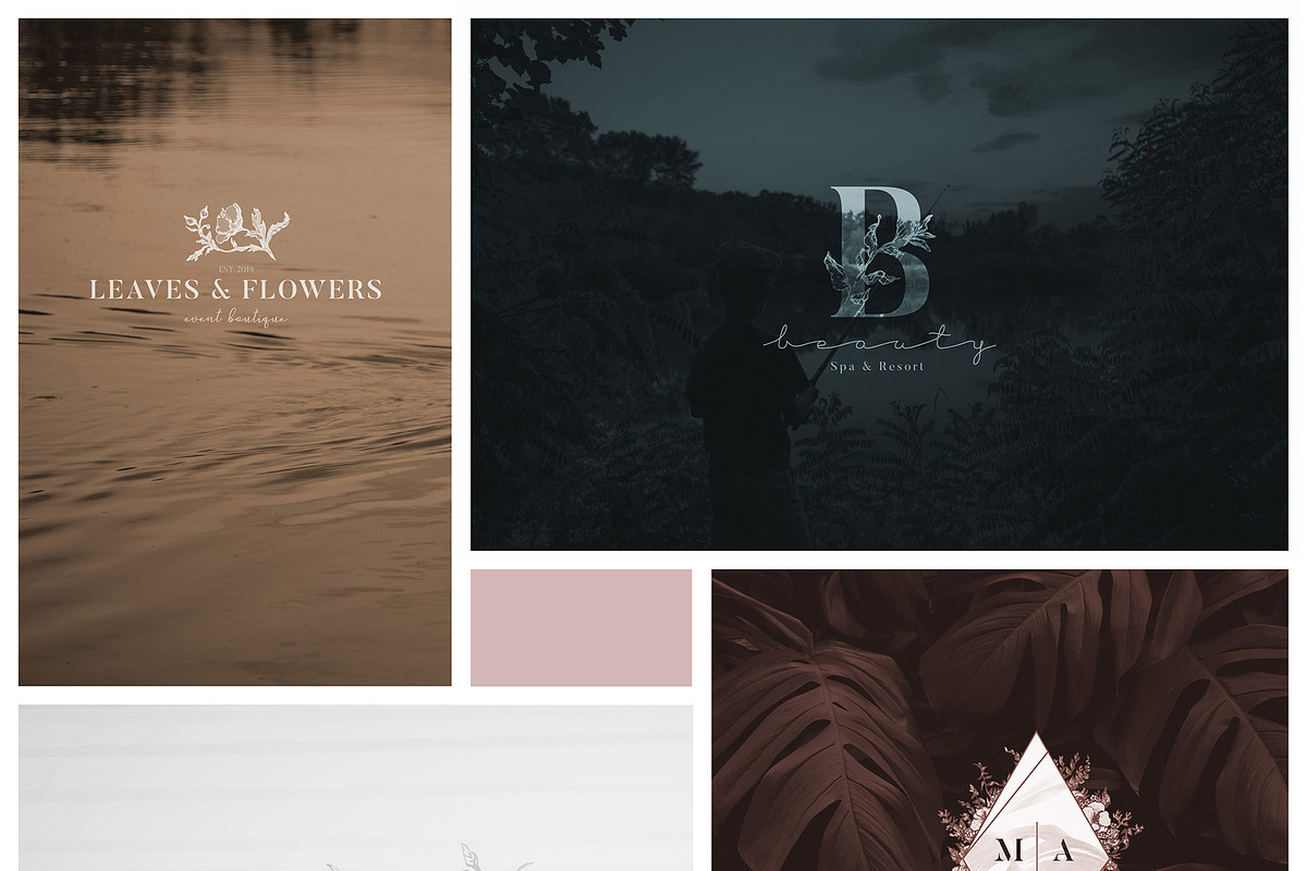 Floral Melody Logos & Illustrations, a Branding & Logo Template by Michael Rayback Design (Photo 2 of 5)