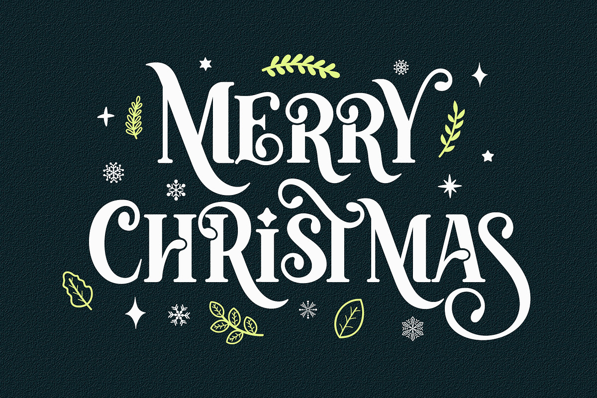 Winter Vibes - Modern All Caps Serif, a Serif Font by Airotype (Photo 2 of 11)