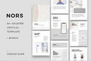 NORS Vertical Google Slide + GIFT, a Presentation Template by PixaSquare (Thumbnail 1 of 23)