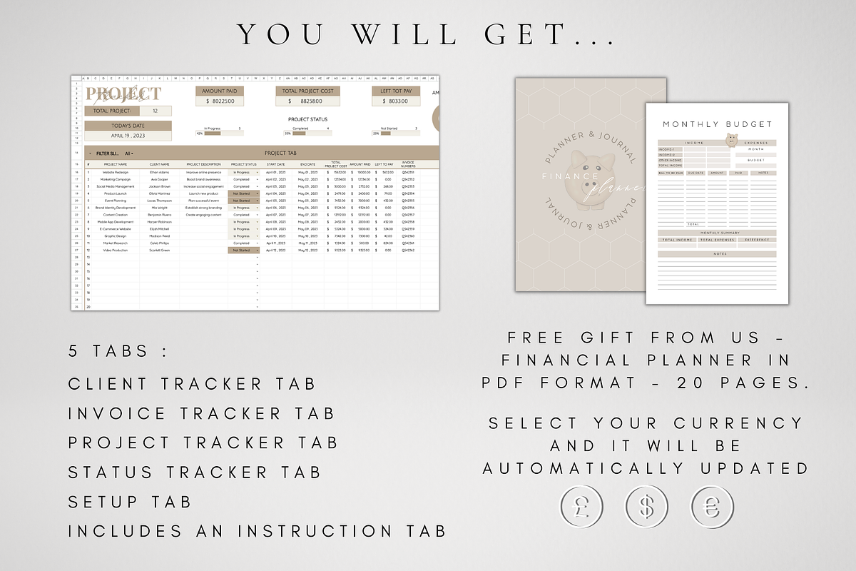 Digital Client Tracker, a Templates & Theme by BRANDcontent