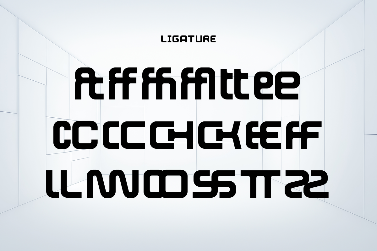 Genius Techno - Modern Futuristic, a Sans Serif Font by roomspace creative lab (Photo 10 of 12)