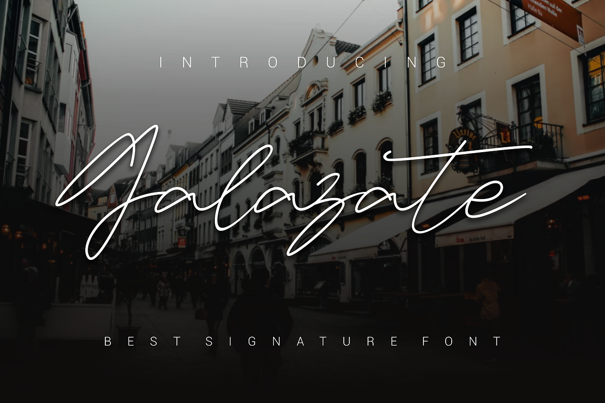 Galazate Font, a Handwritten Font by albert_kalingga (Photo 1 of 3)