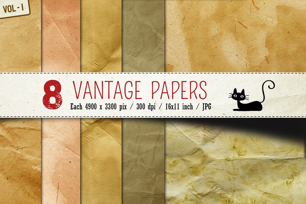 Grunge Paper Backgrounds, a Texture Graphic by graphic7 (Photo 1 of 14)