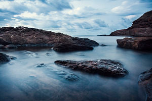 Rocks.