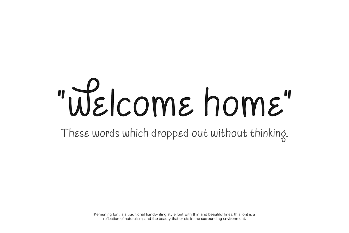 Kemuning Typeface, a Script Font by Phoenix Dungeon (Photo 2 of 9)