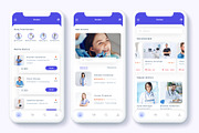Civan - Find Doctor App UI Kit, an App Template by Betush (Thumbnail 2 of 6)