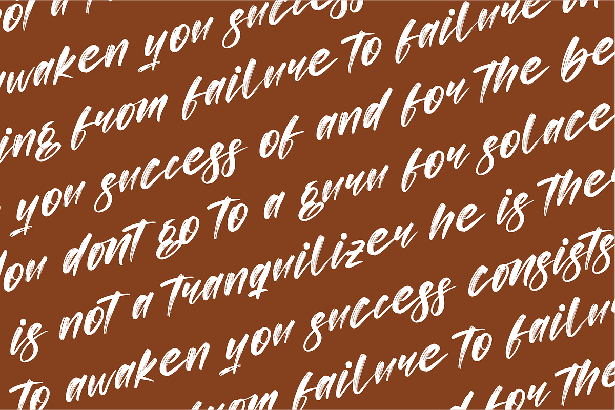 Roughton Bogatha Modern Brush Font, a Script Font by Letterena Studios Script (Photo 3 of 15)