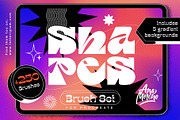 Shapes Set for Procreate, a Brush Add-On by Ana Moreno | Letteringiam (Thumbnail 1 of 7)