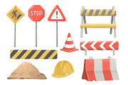 Construction Trucks Clipart, a Transportation Illustration by ArtGiftsStudio (Thumbnail 4 of 7)