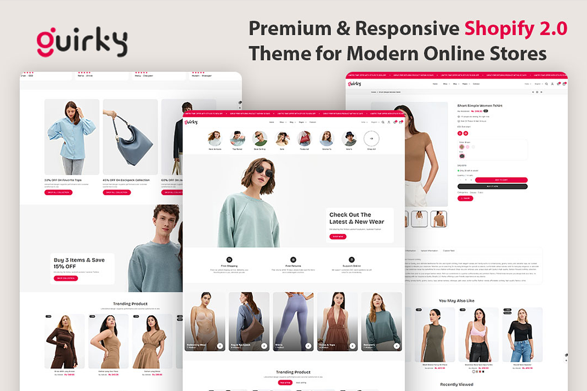 Fashion & Cloths | Shopify Theme, a Shopify Template by LogicGo Shopify Experts (Photo 1 of 7)