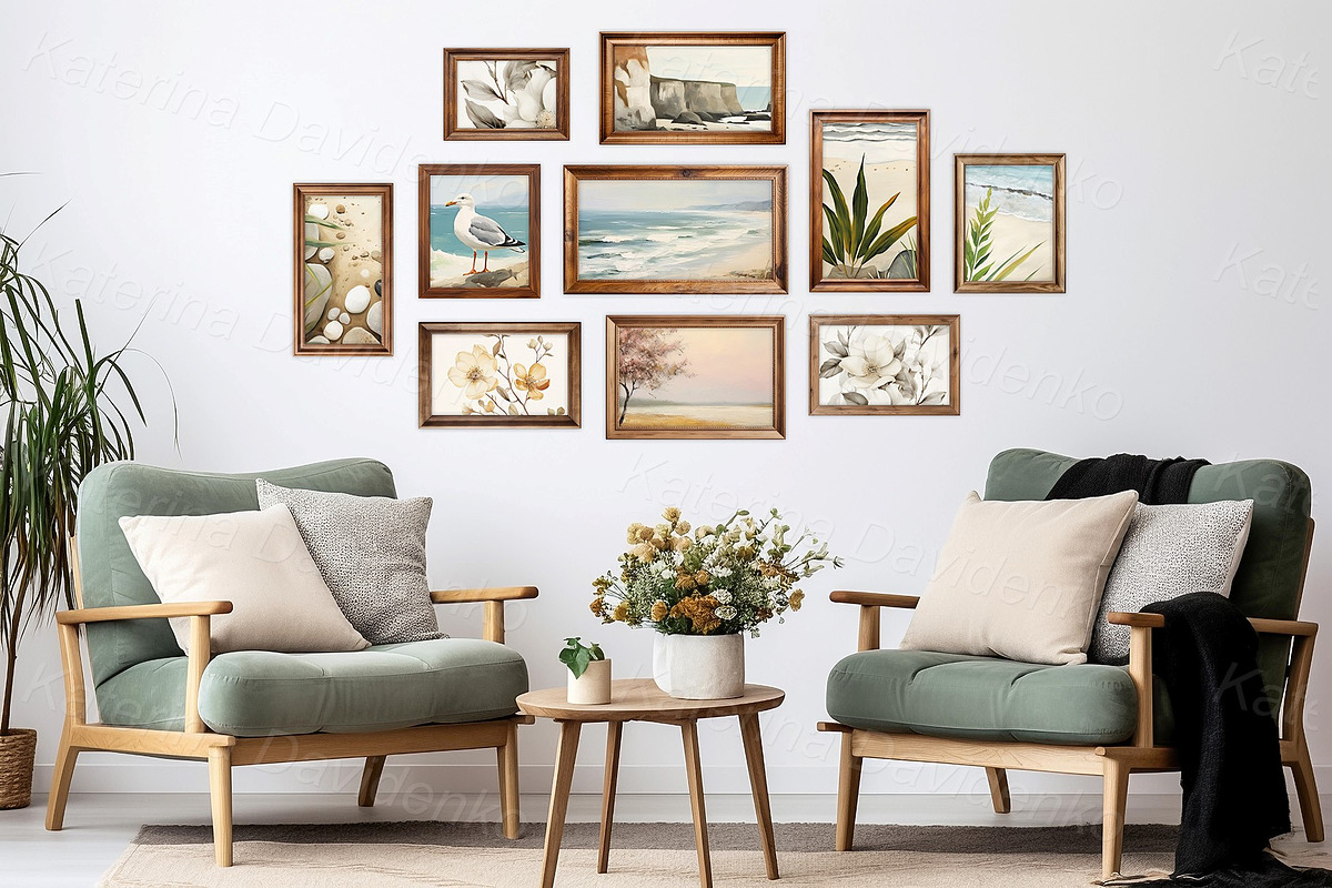 Realistic wooden frames bundle PNG, an Object Illustration by Bubert Art (Photo 8 of 10)