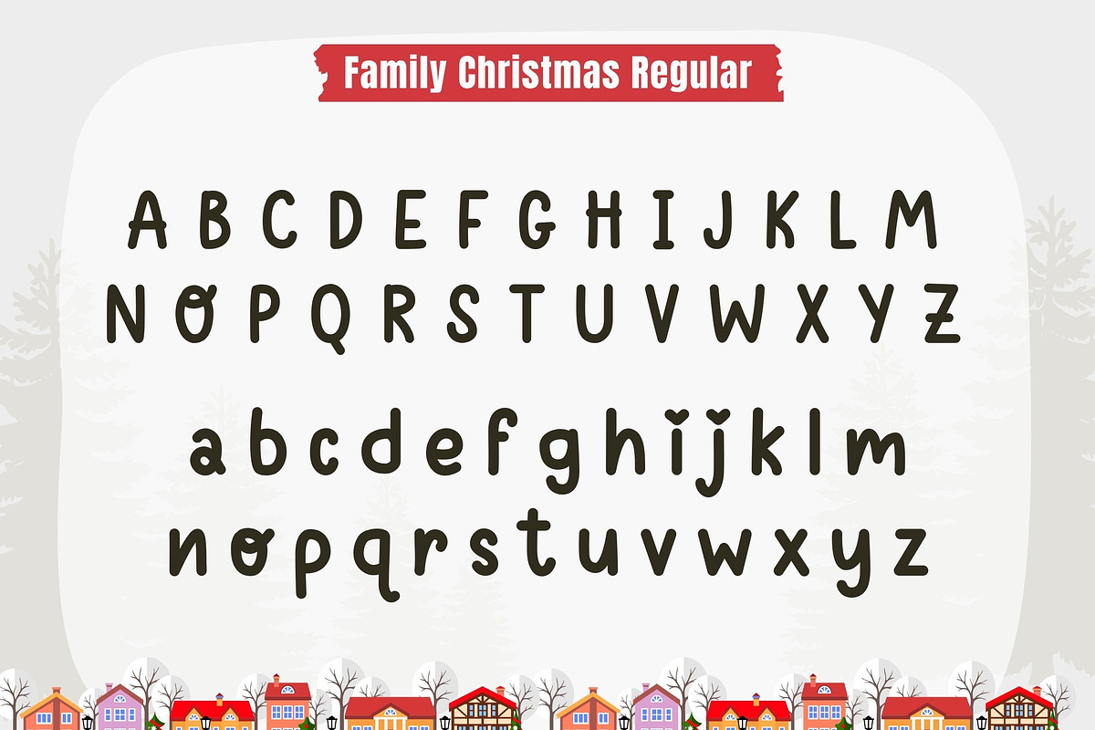 Family Christmas Font Duo, a Script Font by AnningArts (Photo 7 of 11)