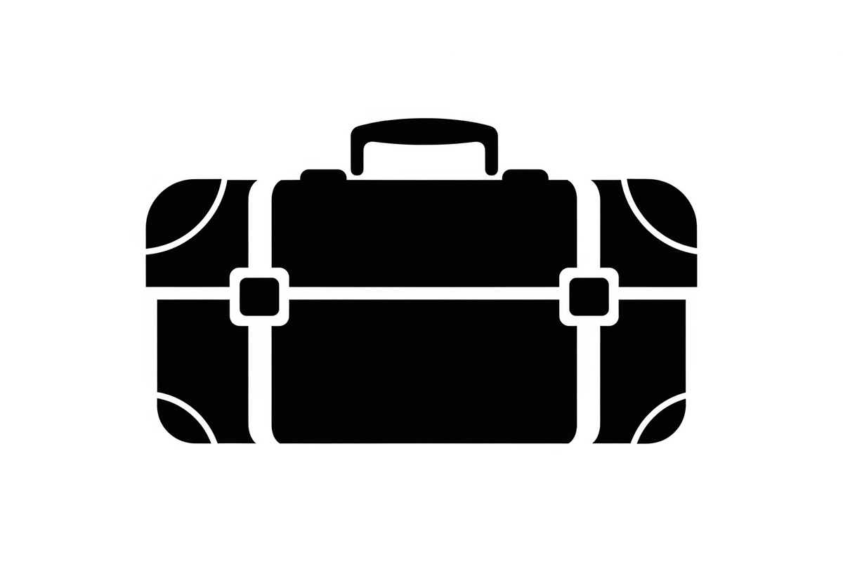 Vintage Suitcase Silhouette Bundle, an Illustration by Artivon (Photo 48 of 51)
