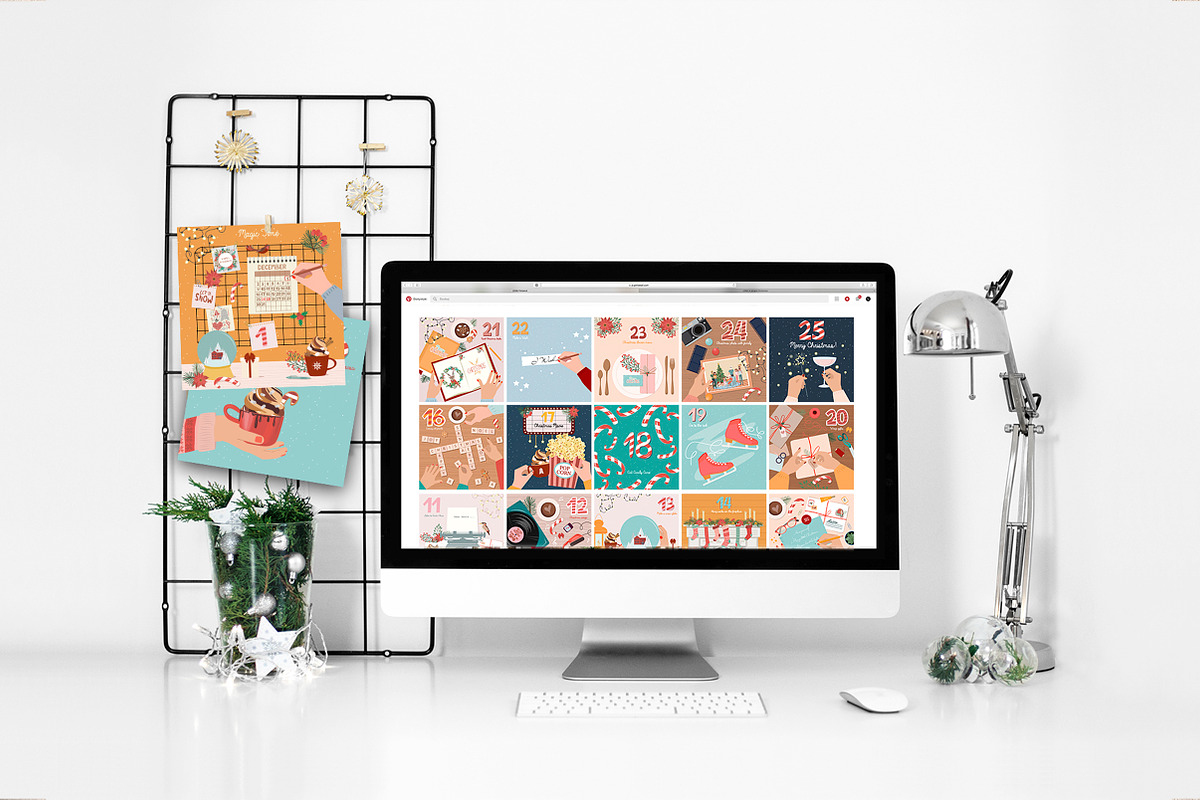 Christmas Advent Calendar, a Seasonal Illustration by Mio Buono (Photo 8 of 11)