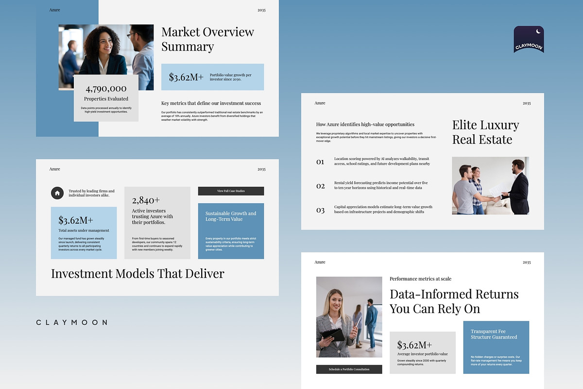 Real Estate Investment Presentation, a Presentation Template by Claymoon Lab (Photo 4 of 7)