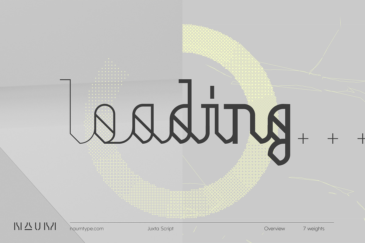 Juxta Script | 7 fonts preview 3