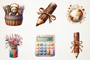 Boho Back To School Sublimation PNG, an Illustration by RobertsArt (Thumbnail 6 of 7)