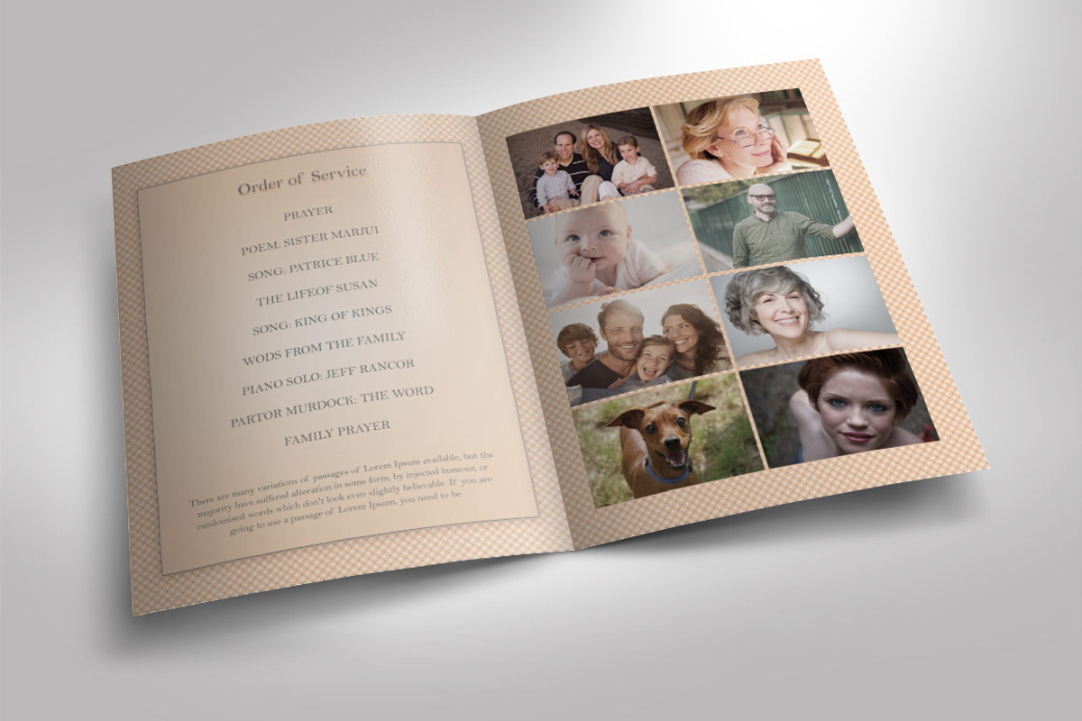 Funeral Program 07 Classic Theme, a Brochure Template by SeraphimChris (Photo 4 of 6)