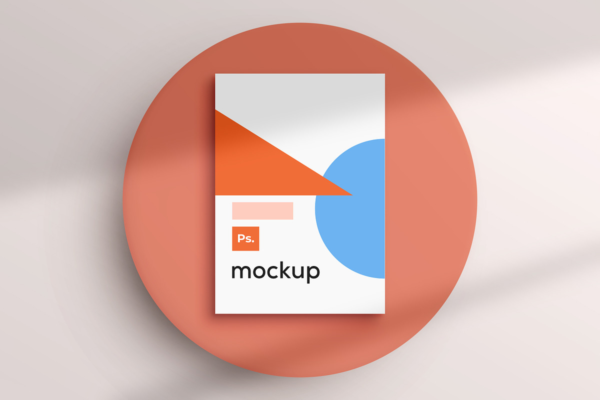 Fun Shape Poster Mockup, a Product Mockup by sagesmask.com (Photo 1 of 2)