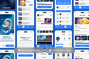 Celestia - Space Academy Quiz UI App, an App Template by twinstd (Thumbnail 4 of 5)