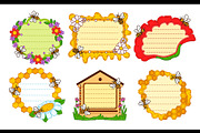Honey and honeycomb memo notes, an Education Illustration by Vector Tradition (Thumbnail 3 of 3)