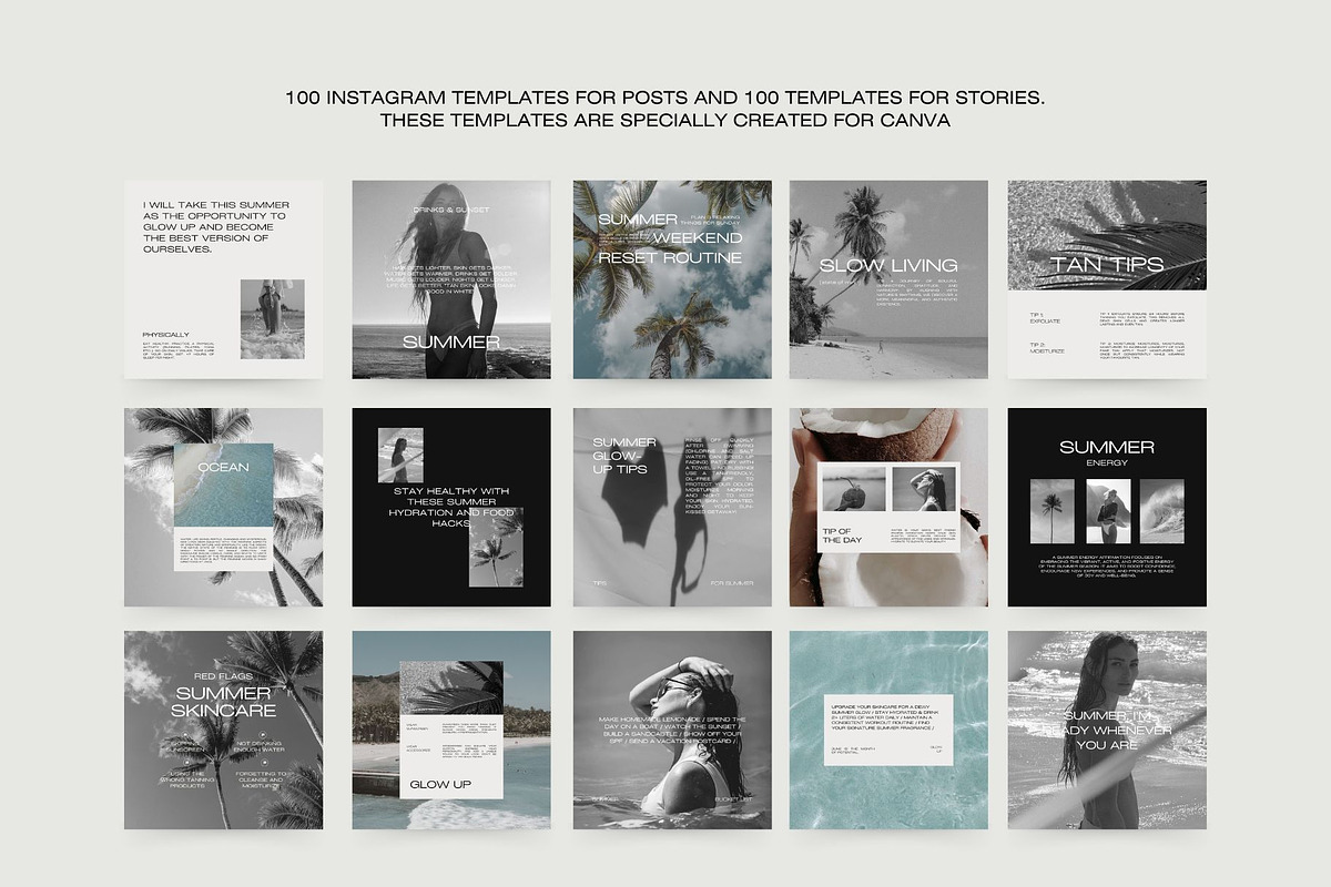 Aesthetic Instagram Templates XV, a Social Media Template by Instprofi | Studio Estimo (Photo 6 of 10)