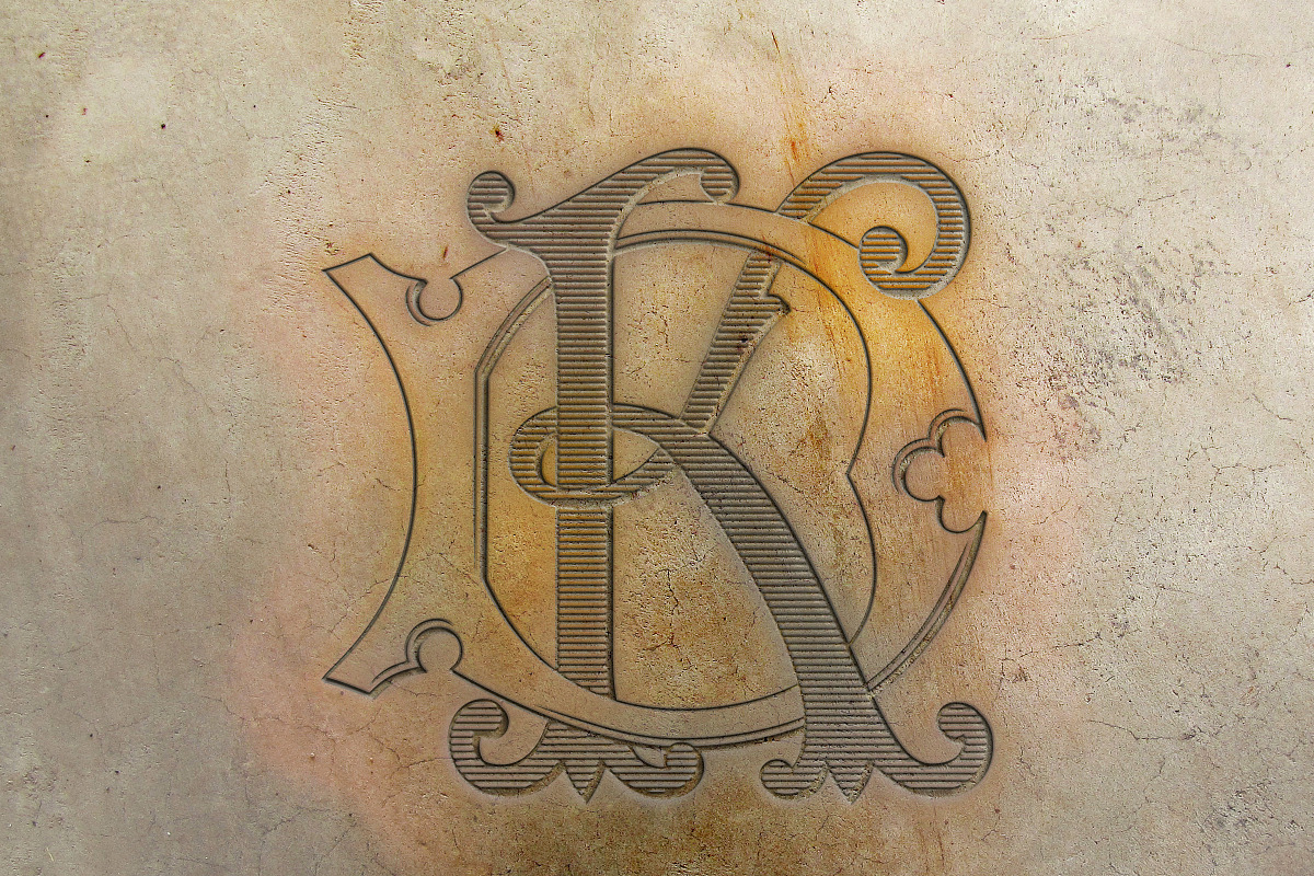 DK Monogram KD Monogram, an Illustration by Shuler Studio (Photo 3 of 6)
