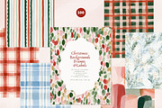 Christmas Backgrounds Frames Labels, a Background Graphic by PeDe Designs (Thumbnail 5 of 16)