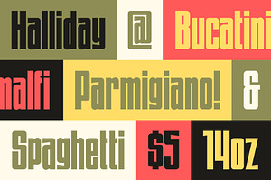 HALLIDAY Font