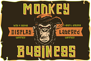 Monkey business font and designs, a Symbol Font by Heather_insane (Thumbnail 1 of 5)