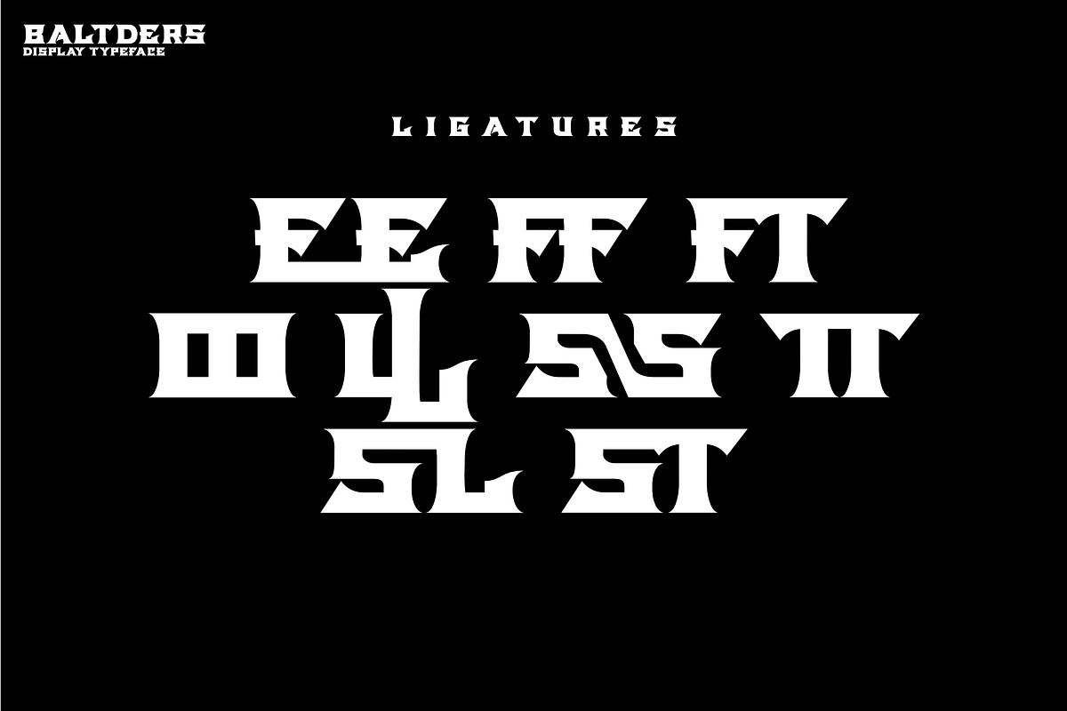 Baltders – Bold & Strong Display, a Blackletter Font by zamjumps (Photo 9 of 10)