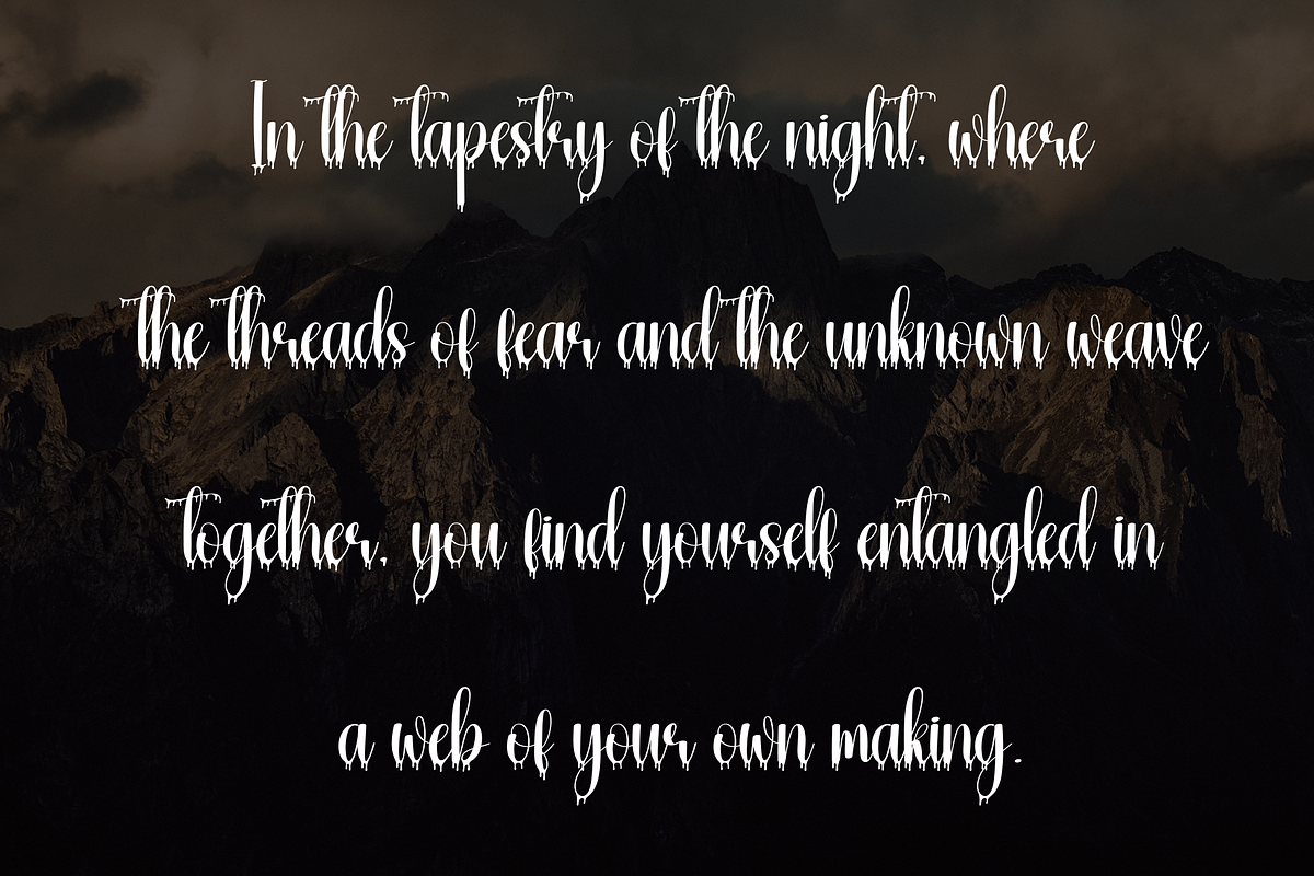 Big Ghost | Script Font, a Handwritten Font by Scratchones (Photo 5 of 8)