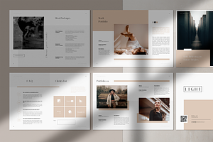 Light Creative Portfolio Brochure