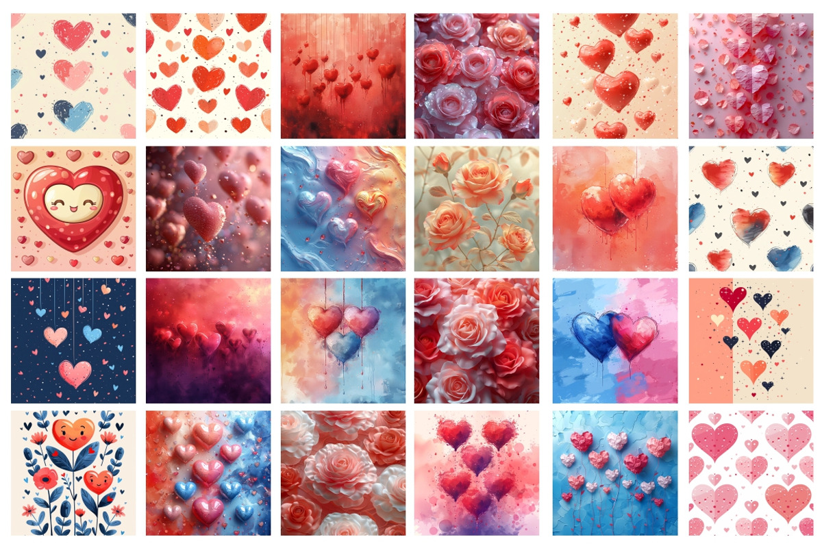 400 Valentine's Day Love backgrounds, a Background Graphic by Nocturnal Wolf (Photo 24 of 31)