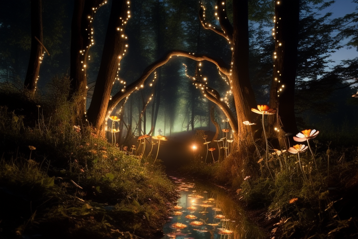 Magical Forest, a Background Graphic by Printable Treasure (Photo 4 of 8)