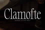 Clamofte Modern Stylish Serif, a Serif Font by Letterena Studios (Thumbnail 1 of 15)