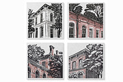 Illustration of a old brick house, an Object Graphic by SketchArtStudio (Thumbnail 2 of 3)